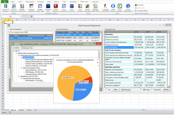 Citrix revenue by business segments